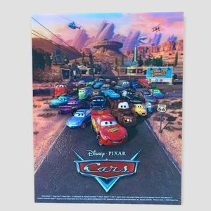 Disney-Pixar “Cars” Limited Edition Lenticular Holographic Print. 11” x 14”.2006